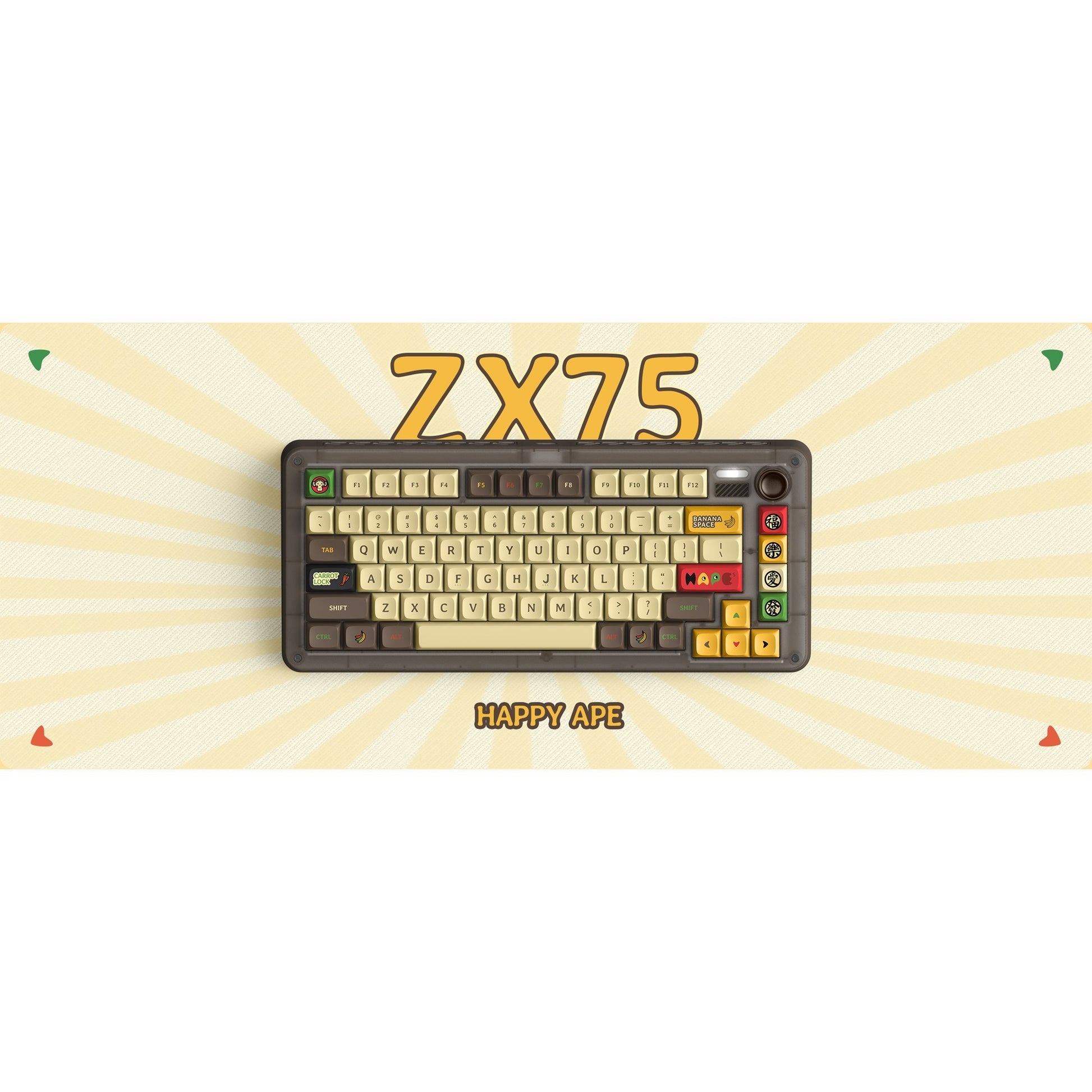 Iqunix ZX75 Happy Afe drahtlose mechanische Tastatur