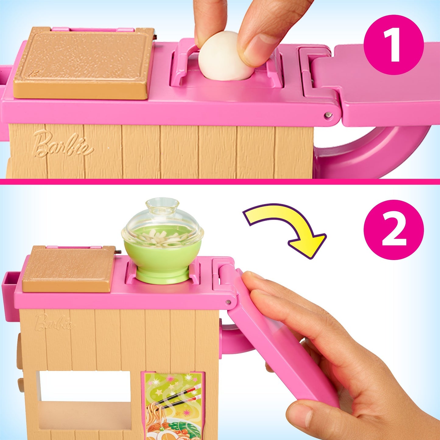 Mattel Noodle Bar Speelset und Pop