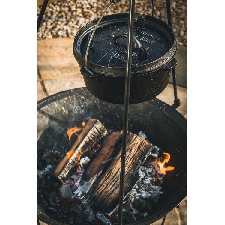 The Windmill Dutch Oven 4,5 qt Kochtopf (schwarz, ø 25,5 cm | 3,8 Liter)