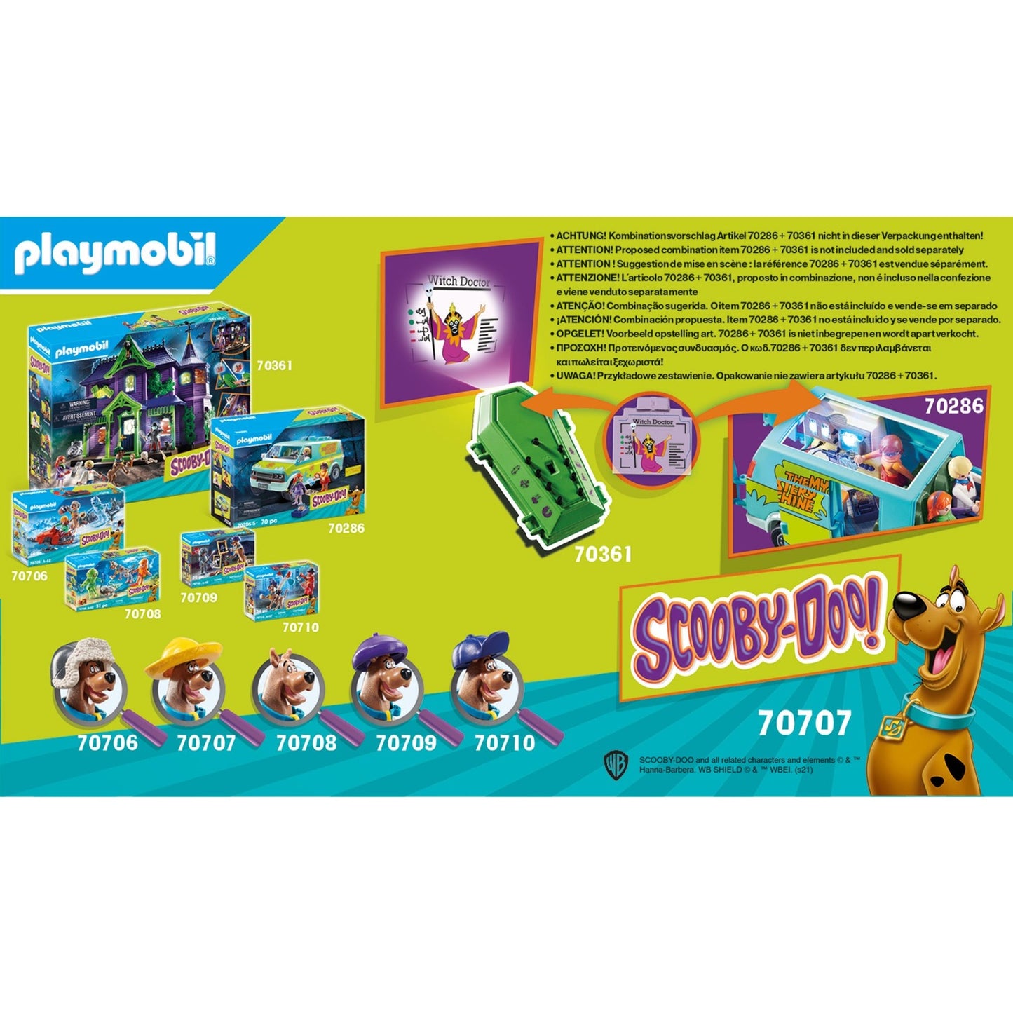 Playmobil Scooby-Doo! Abenteuer mit Hexenarzt