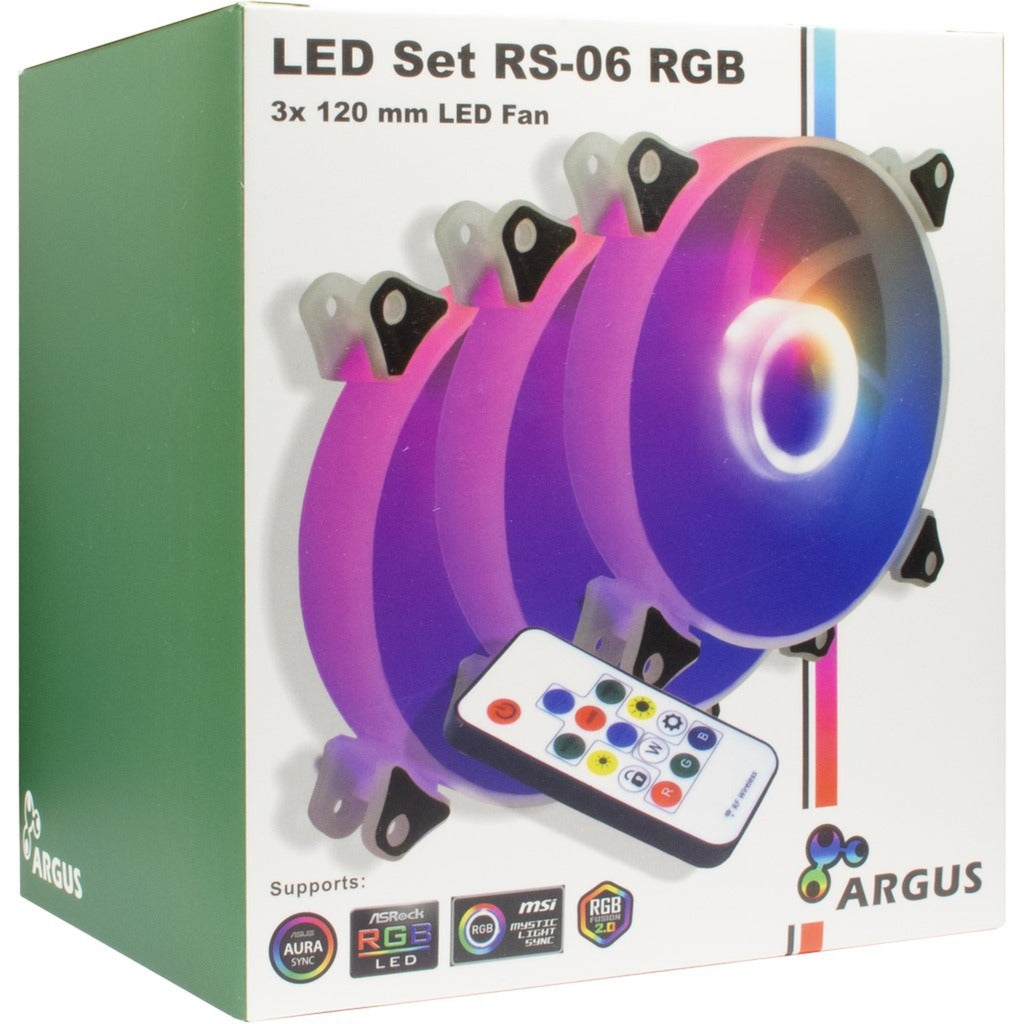Inter-Tech Argus RGB Fan Set RS-06