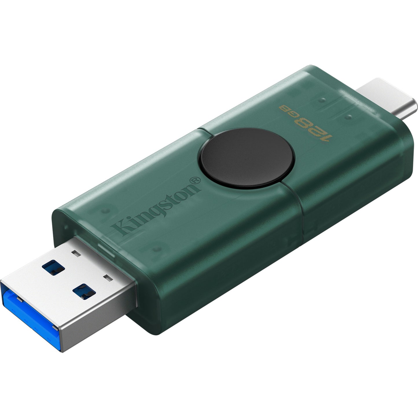 Kingston Data Traveller Duo 128 GB USB-Stick (grün schwarz, dtdeg2 128 GB)