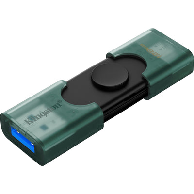 Kingston Data Traveller Duo 128 GB USB-Stick (grün schwarz, dtdeg2 128 GB)