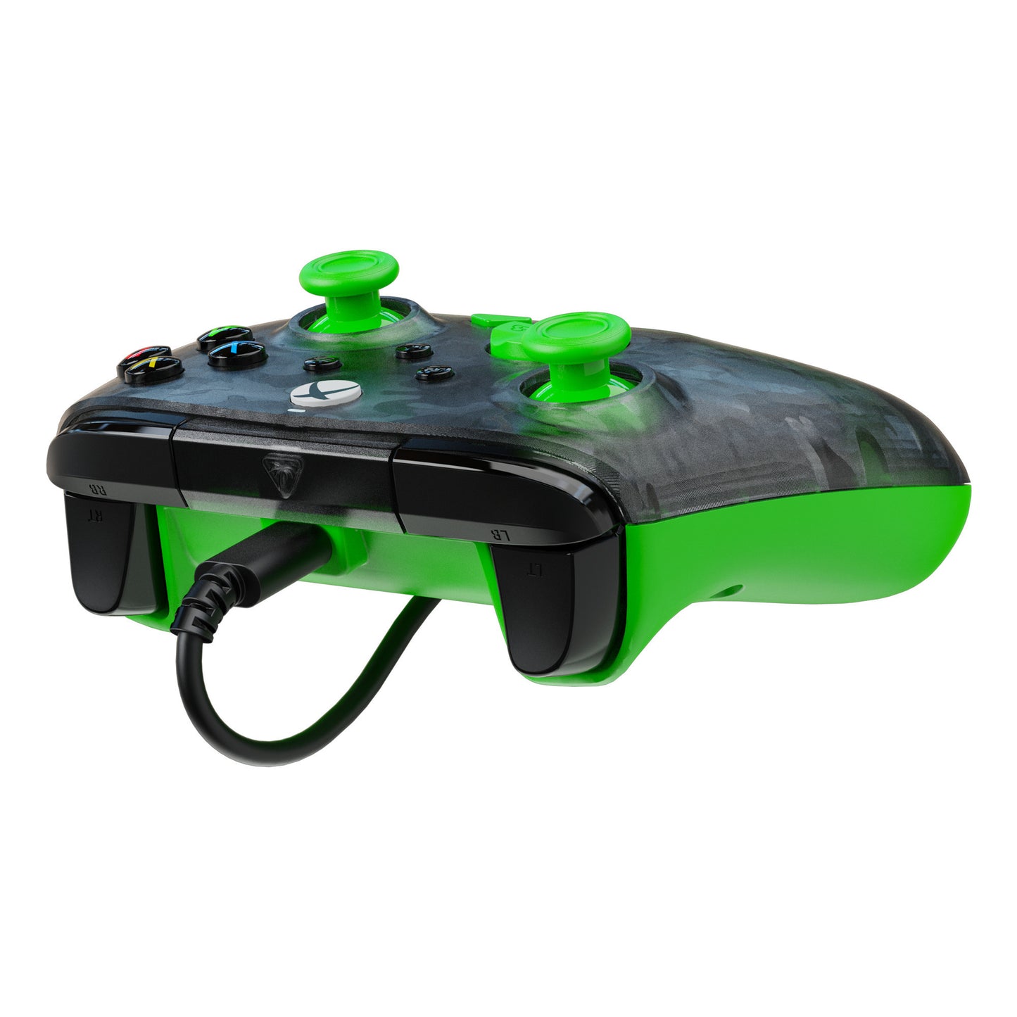 Turtle Beach Rematch Core Wired Controller (Schwarz Grün, Xbox Series X|S, Xbox One, PC)