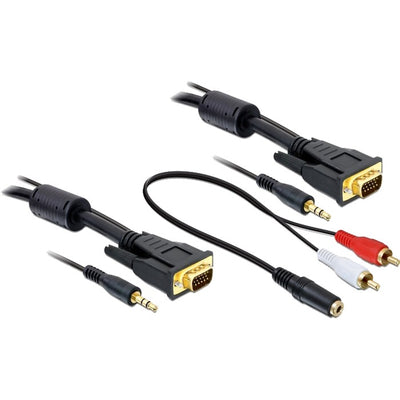Delock-Kabel VGA + Sound 5m männlich männlich
