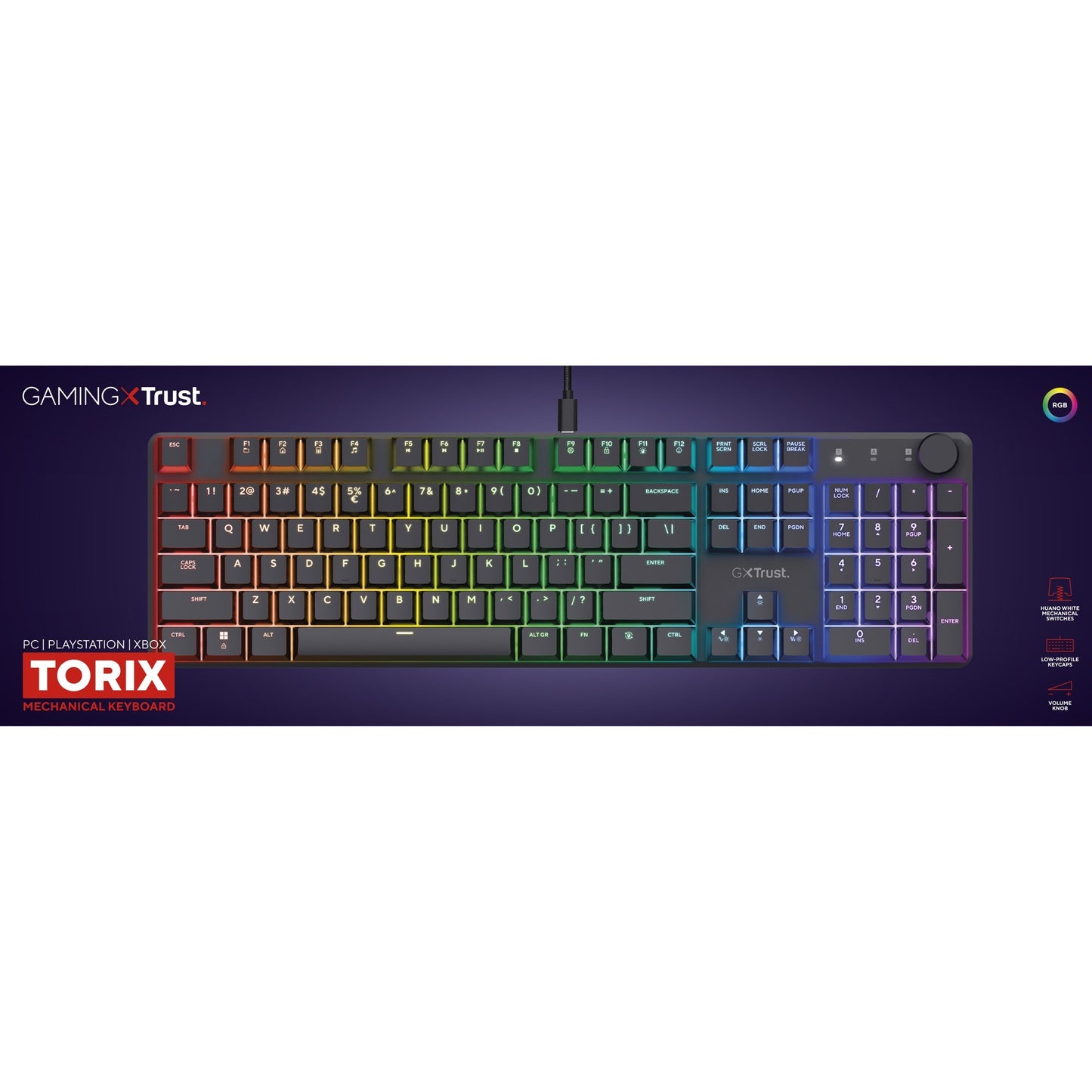 Vertrauen Sie GXT 866 Torix hochwertiger mechanischer Gaming-Toetse