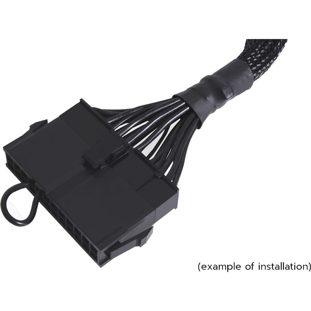 Alphacool Core ATX 24-Pin-Stecker (schwarz)