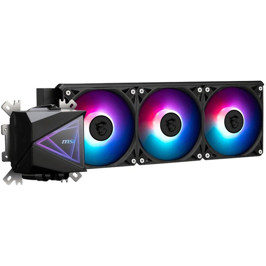 MSI Mag CoreLiquid i360 Wasserkühlung (Schwarz, 4-Pin-PWM-Lüfteranschluss)