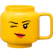 Zimmer Kopenhagen Lego Keramik Becher Schninkenmädchen Kopf, Groo - afbeelding 1