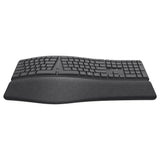 Drahtlose ergonomische Trust Keyra-Tastatur (schwarz, US-Layout, Bluetooth 2,4 G USB) - afbeelding 5