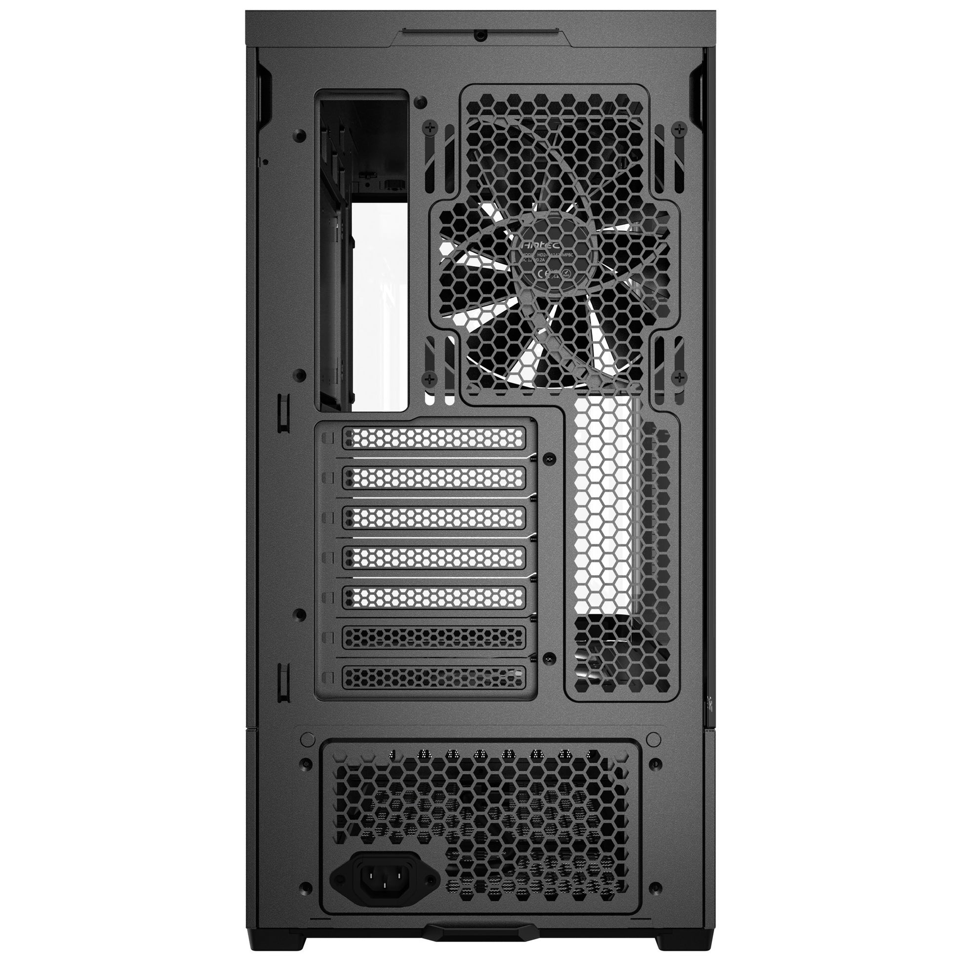 Antec C6 Curve Air Midi-Tower-Gehäuse (schwarz | 2x USB-A | 1x USB-C | gehärtetes Glas)