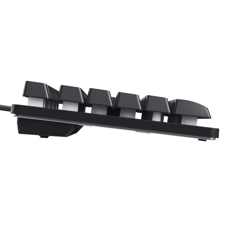 Trust GXT 833 Thado-Tastatur mit TKL-Beleuchtung, Gaming-Tastatur (schwarz, US-Layout, 80 % (TKL), RGB)