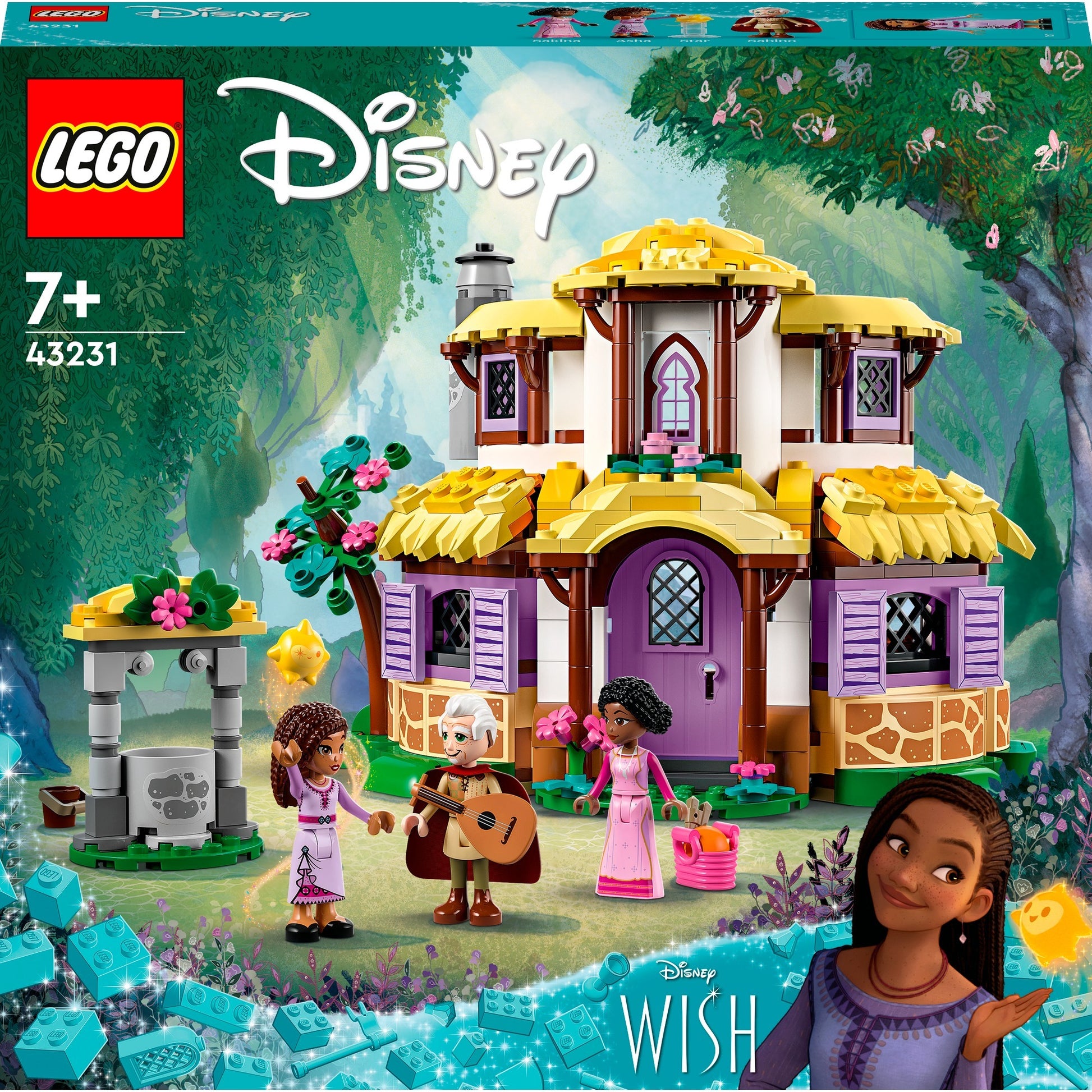Lego Disney - Ashas Haus-Konstruktionsspielzeug (43231)