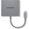 Lenovo USB-C 4-in-1-Hub Gen2 USB-Hub (Grau)
