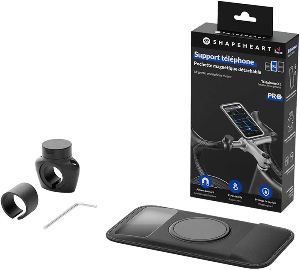 Magnetische Smartphone-Pro-Halterung von Shapeheart für den Fahrradlenker