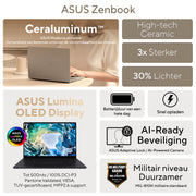 Asus ZenBook A14 UX3407QA-QD237W 14 Copilot+ Laptop (Grau | Snapdragon X1-26-100 | Adreno GPU | 16 GB | 1 TB SSD) - afbeelding 6