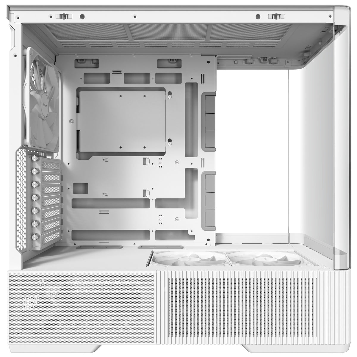 Antec C6 Curve Air Midi-Tower-Gehäuse (weiß | 2x USB-A | 1x USB-C | gehärtetes Glas)