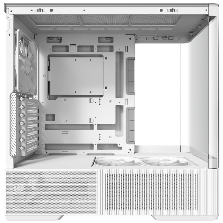 Antec C6 Curve Air Midi-Tower-Gehäuse (weiß | 2x USB-A | 1x USB-C | gehärtetes Glas)