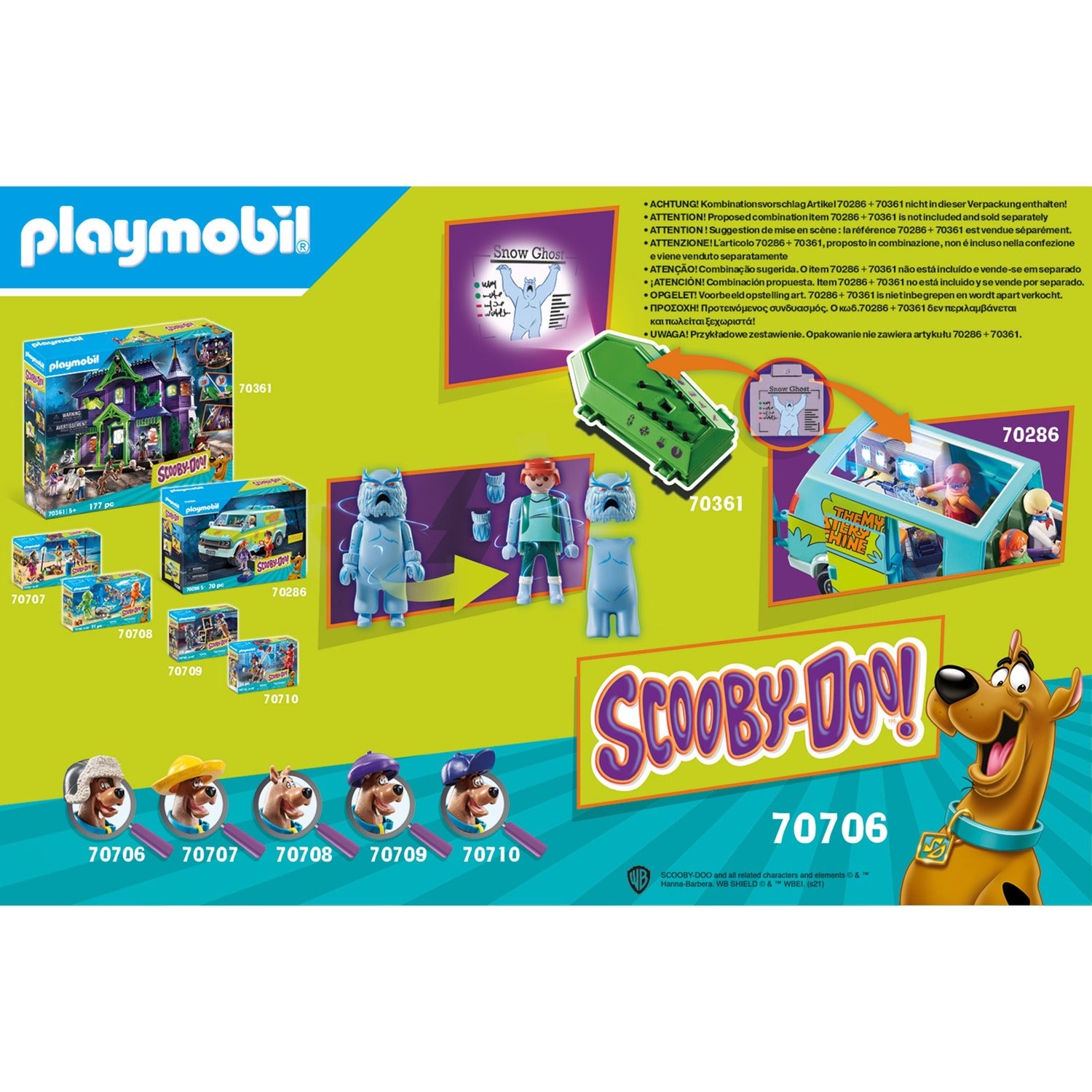 Playmobil Scooby-Doo! Abenteuer mit Schneemeister