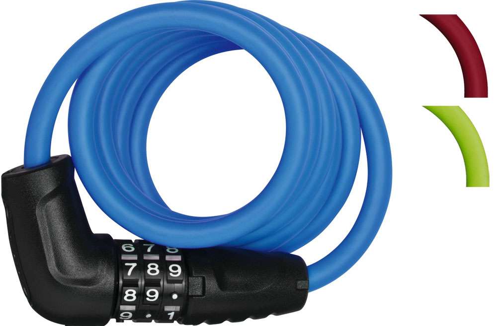 ABUS Spiral Cable Lock 150 cm blau - Figurenschloss