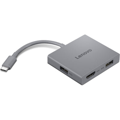 Lenovo USB-C 4-in-1-Hub Gen2 USB-Hub (Grau)