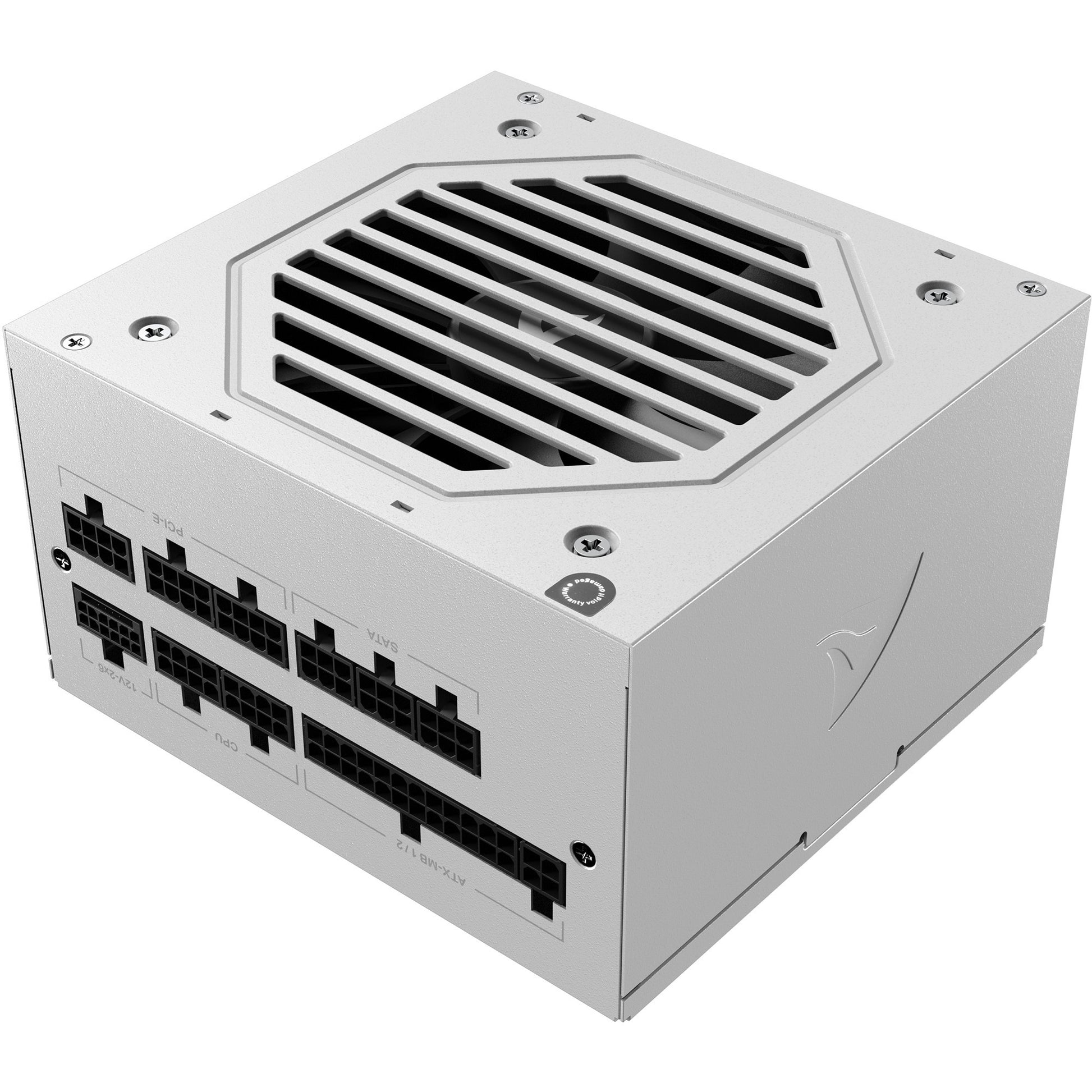Sharkoon Rebel P20 Gen2 Modulares 850-Watt-Netzteil (weiß, 1x 12V-2x6, 3x PCIe)