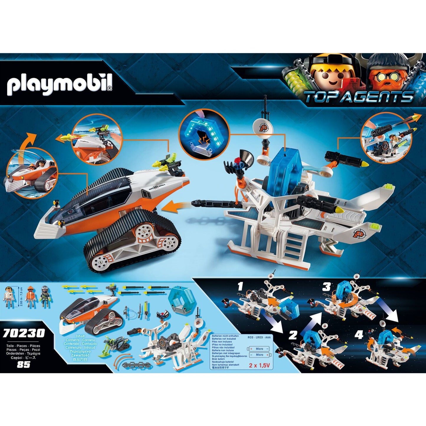 Playmobil Top -Agenten Spionage Team Commandoslee