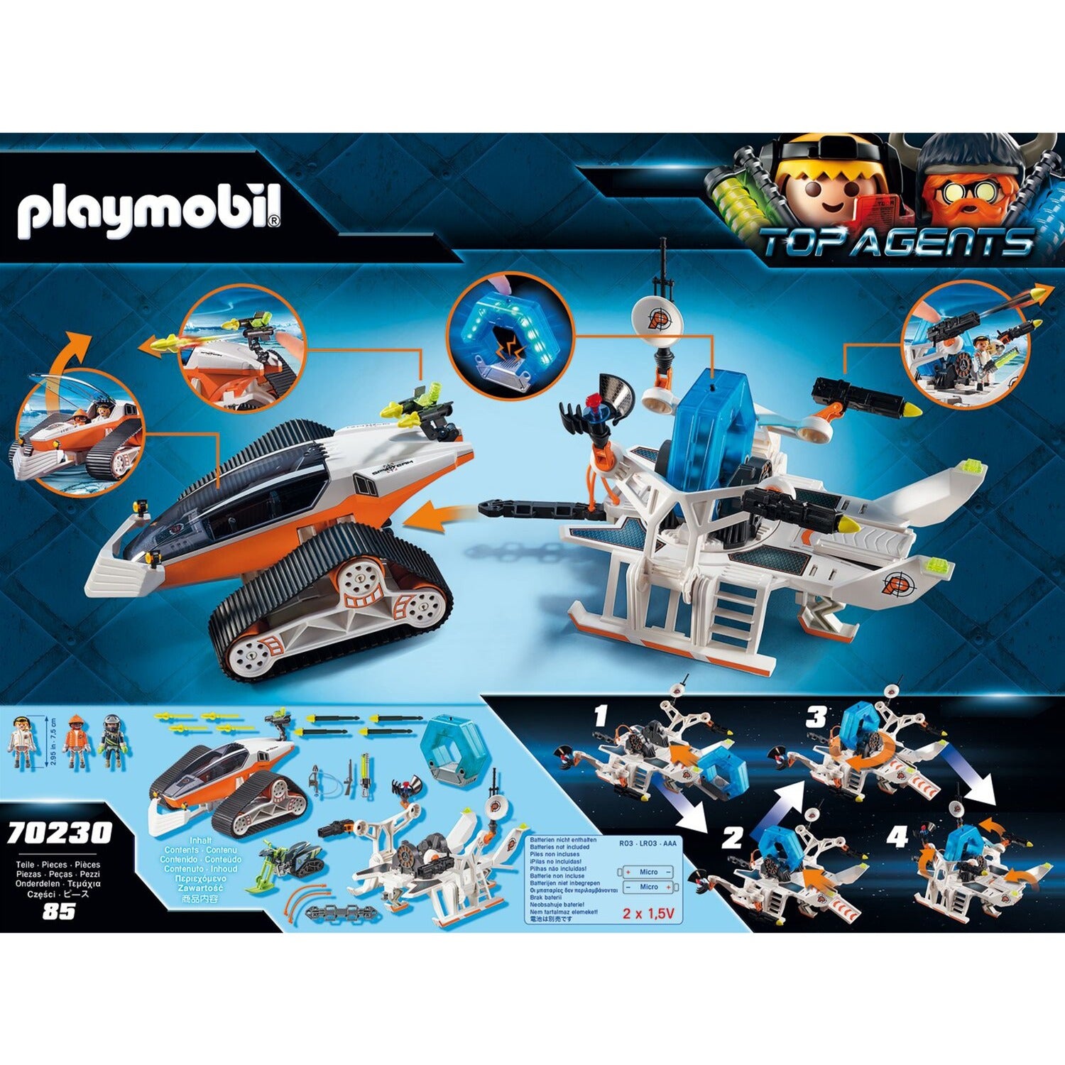 Playmobil Top -Agenten Spionage Team Commandoslee