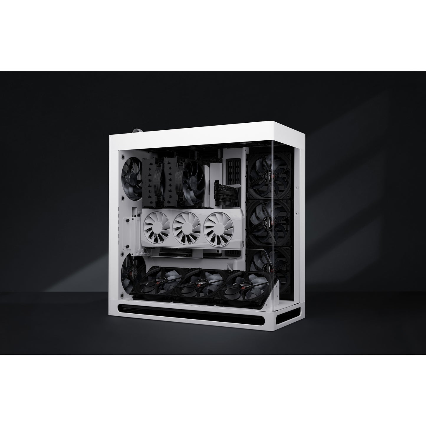 Noctua nf-a14x25r g2 pwm sx2-pp chromax.black Gehäuselüfter (schwarz, 2 Stück, 140 x 140 x 25 mm)