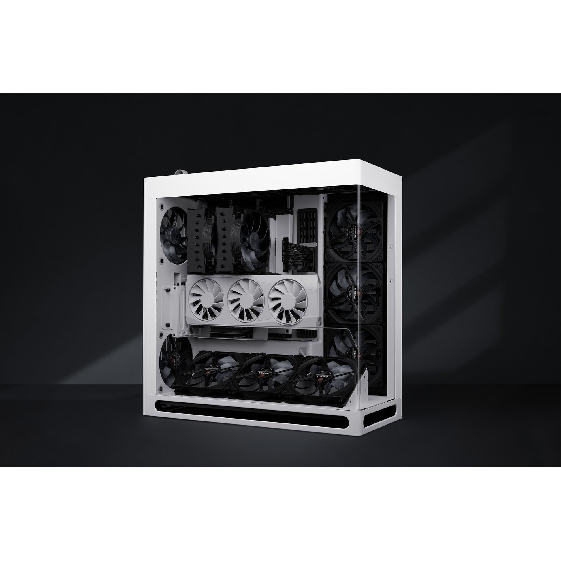Noctua nf-a14x25r g2 pwm sx2-pp chromax.black Gehäuselüfter (schwarz, 2 Stück, 140 x 140 x 25 mm)