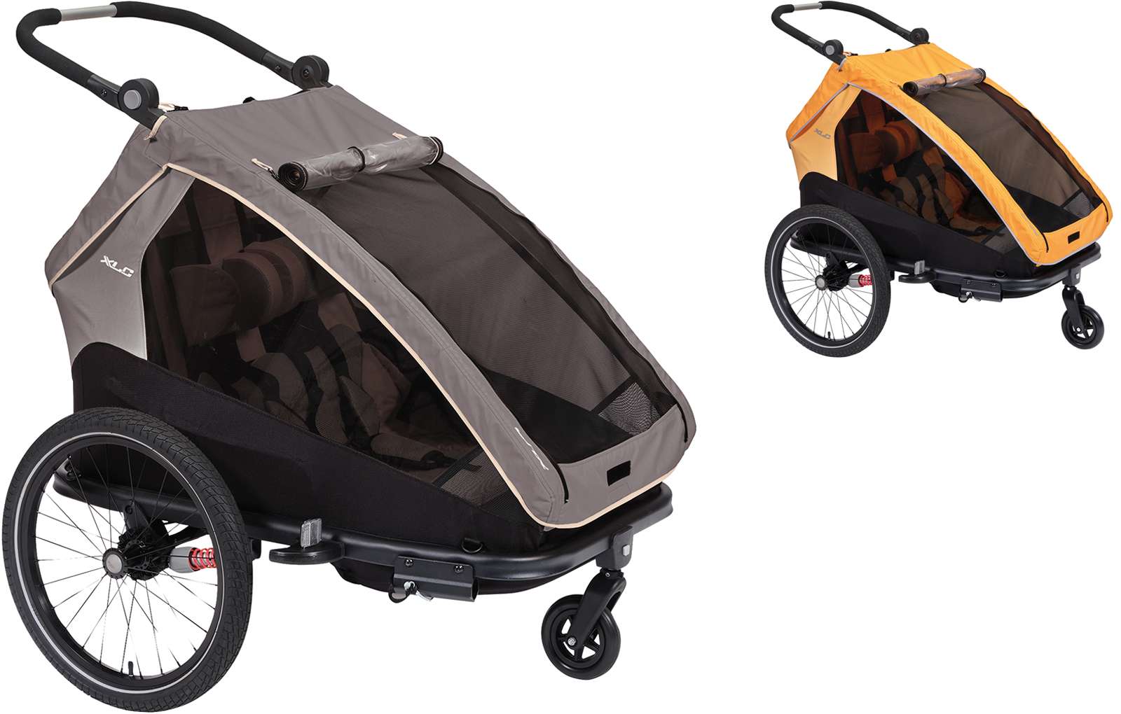 XLC S BS-C10 Duo Zweisitzer-Kinderanhänger