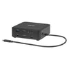 Club 3D 12-1 USB-C® Quad DisplayLink Dockingstation (Schwarz)