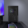 Nzxt h2 flow Mini-Tower-Gehäuse (schwarz | 2x USB-A | 1x USB-C | gehärtetes Glas)