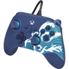 Powera Advantage Controller mit Kabel für die Xbox Series X|s – Water Wave (Azurblau, Xbox Series X|s, Xbox One, PC)