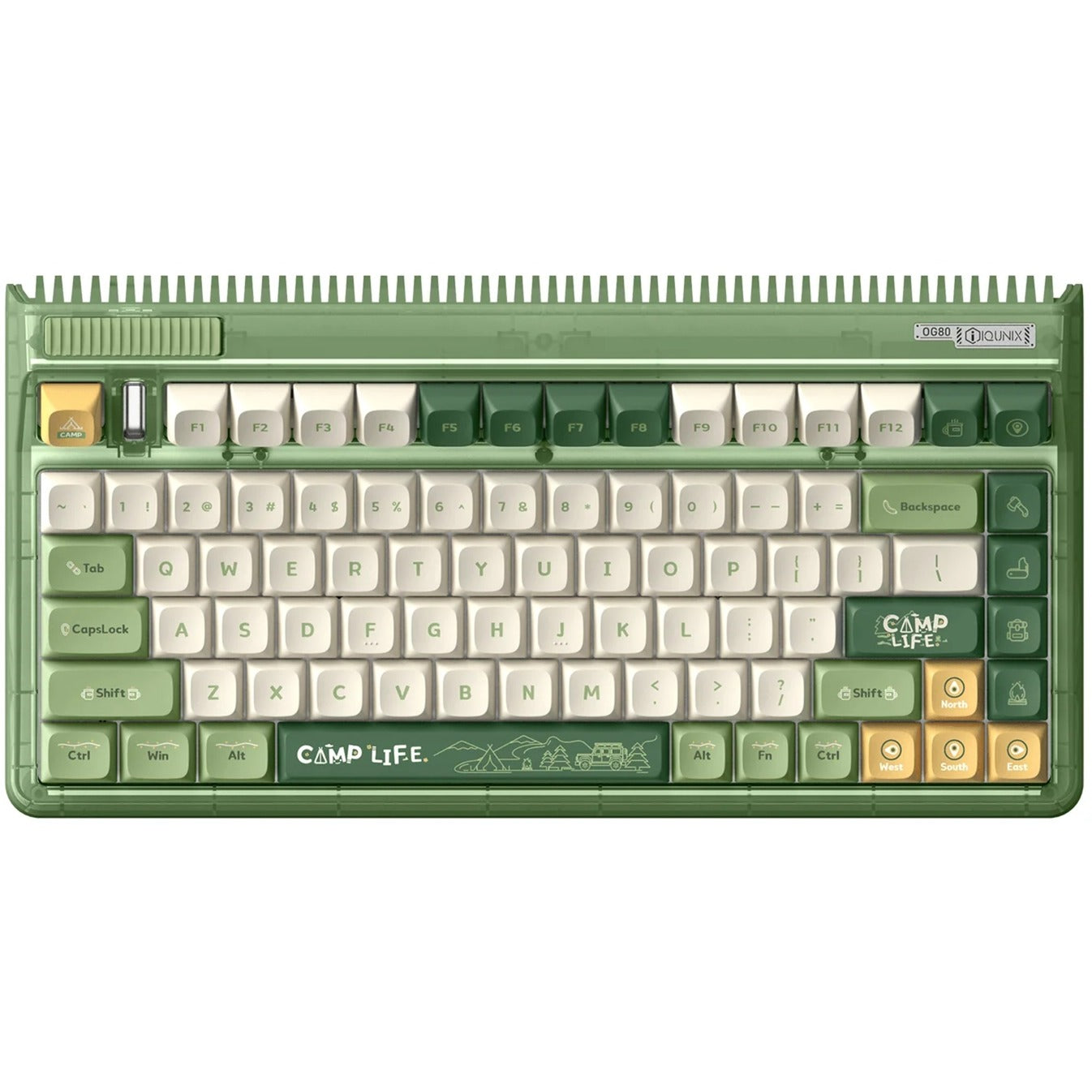 Iqunix OG80 Camping Wireless mechanischer Tastatur