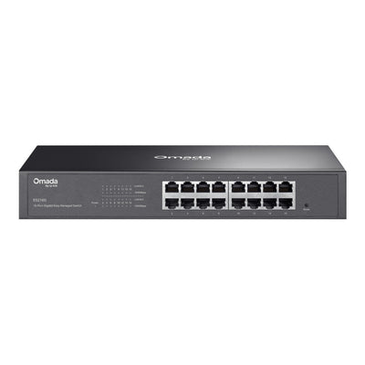 Tp-Link Omada ES216G 16-Port Gigabit Easy Managed Switch (Schwarz)