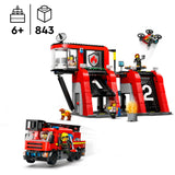 Lego LEGO City 60414 Feuerwache und Feuerwehrauto - afbeelding 6