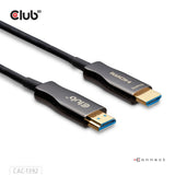 Club 3D HDMI Hybrid AOC Kabel 8K60Hz 4K120Hz 30m (Schwarz) - afbeelding 3