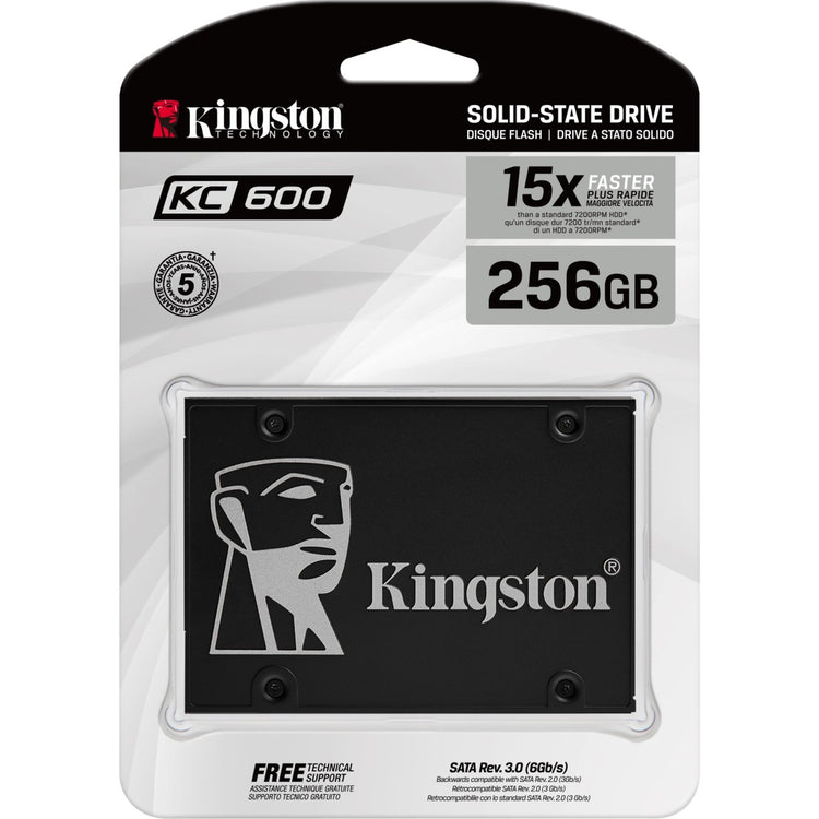 Kingston Kingston SKC600 256G KC600 SSD, 256 GB, 2,5, SATA3, 3D V-NAND TLC