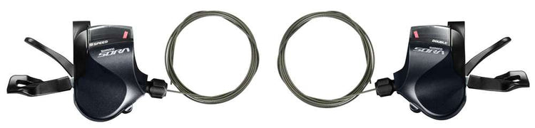 Shimano Sora SL-R3000 2x9-Gang-Schalthebelset mit flachem Lenker