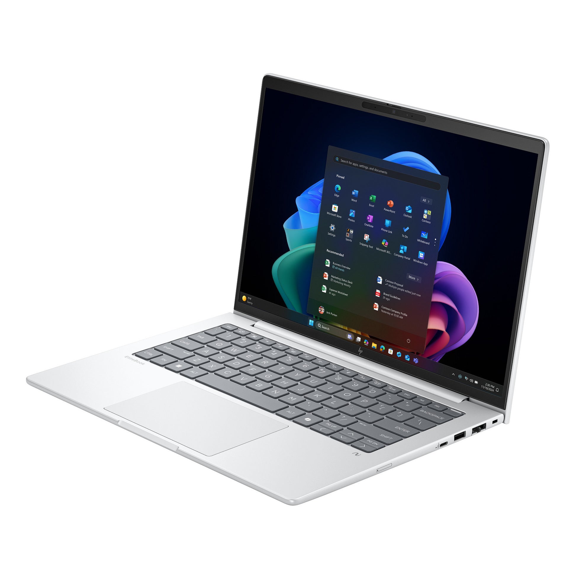 HP Elitebook 8 G1i (ad3t7et) 16 Copilot+ Laptop (Silber | Core Ultra 7 258 V | Intel Arc-Grafik | 32 GB | 1 TB SSD)