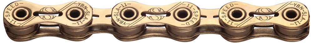 YBN Sla 110 Ti-N Gold 11-fach Kette mit Hohlstift