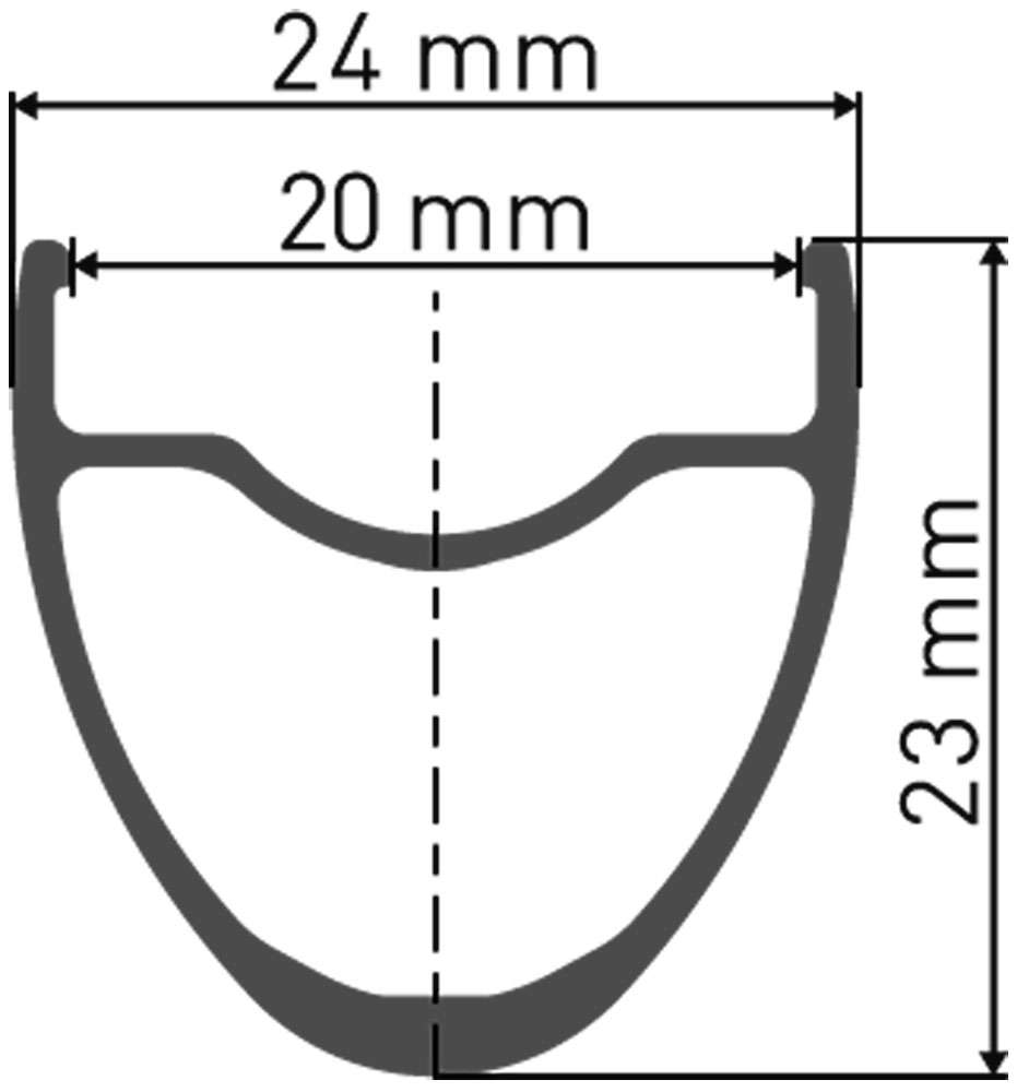 DT Swiss P 1800 Spline® 28 23 mm Hinterrad