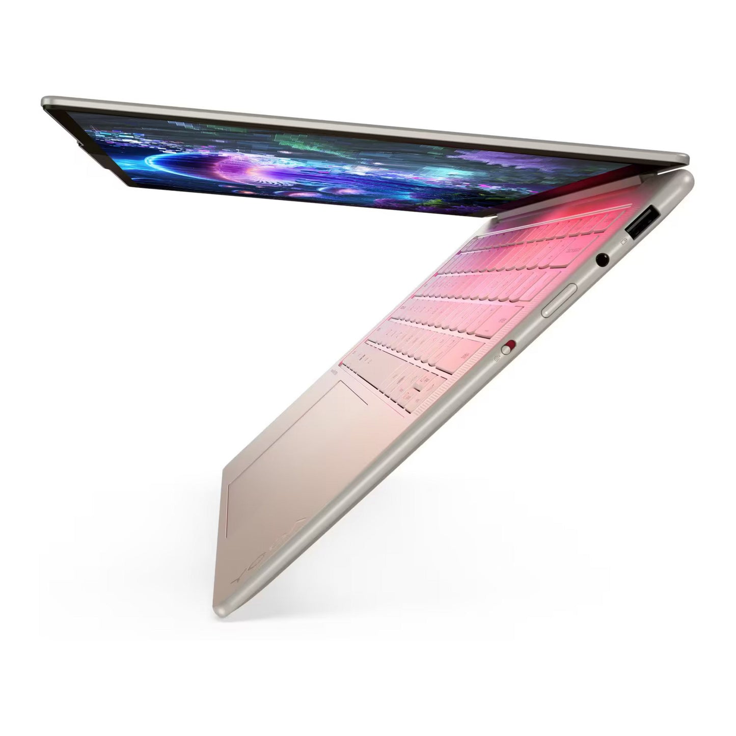 Lenovo Yoga Slim 7 14ill10 (83jx00f7mh) Aura Edition 14 Copilot+ Laptop (Hochglanz-Weiß | Core Ultra 5 226 V | Intel Arc-Grafik 130 V | 16 GB | 512 GB SSD)