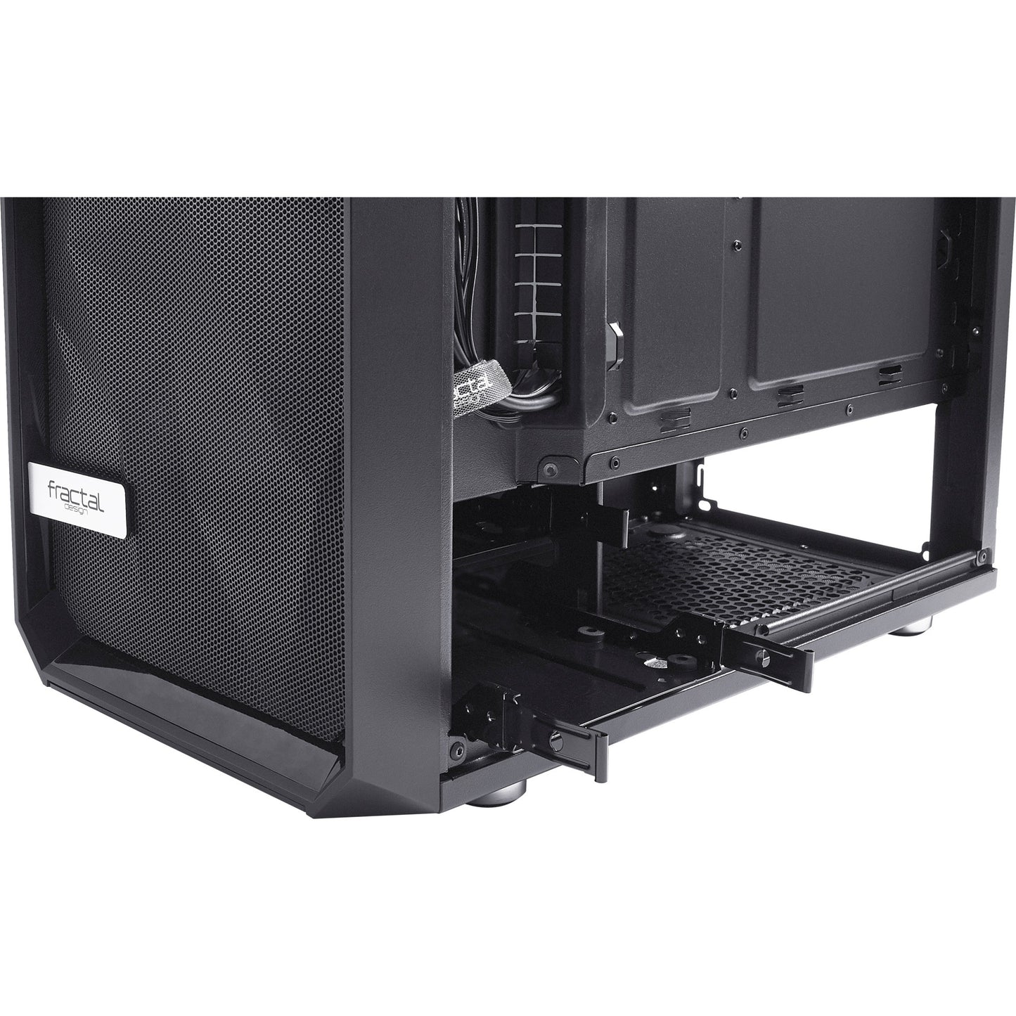 Fraktales Design meshify c dunkle getemperte Glas
