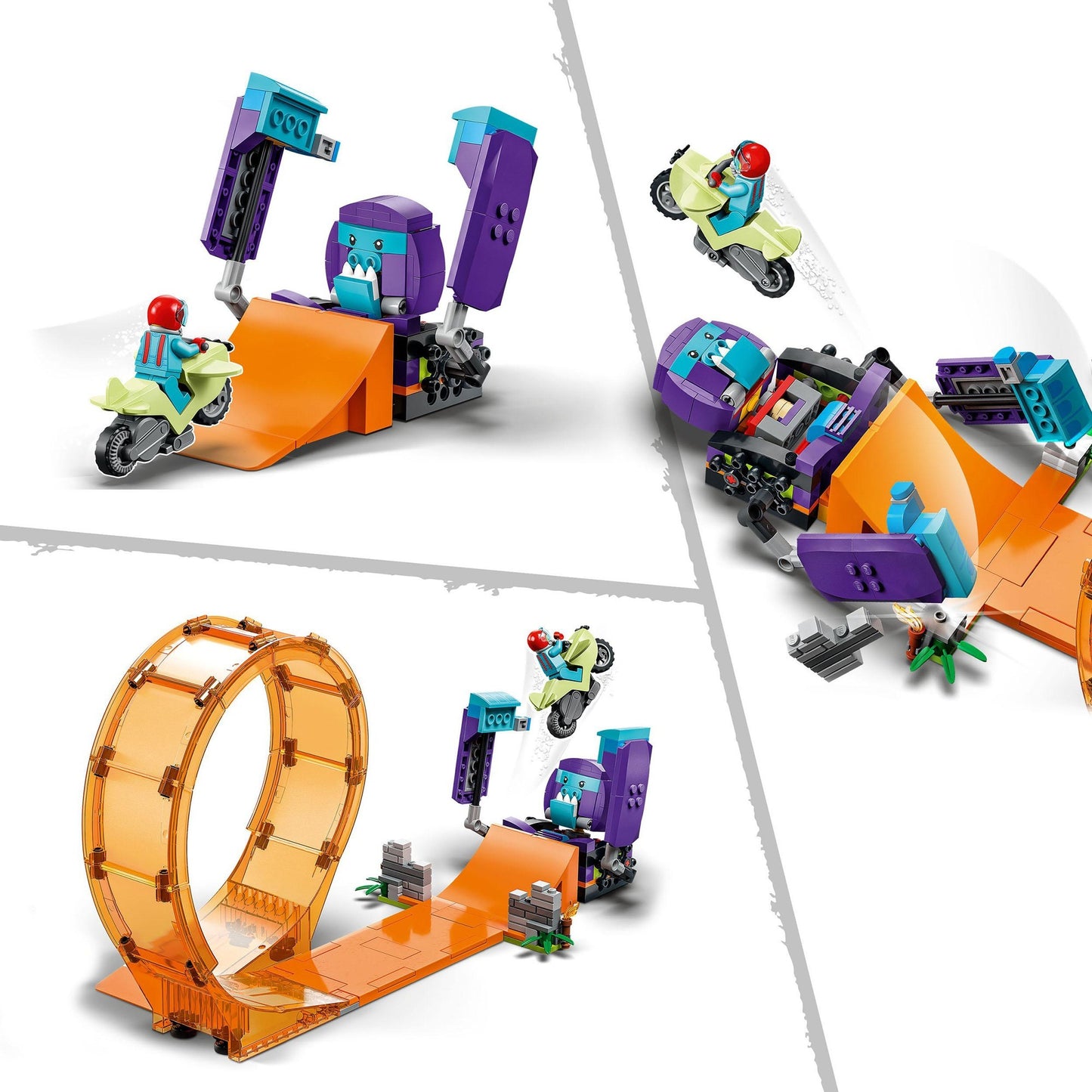Lego Lego City 60338 Crossing Chimpanzee Stunt Loop