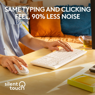 Logitech MK295 Stille drahtlose Tastatur und Mauskombination
