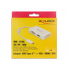 Delock USB-C> VGA HDMI DVI