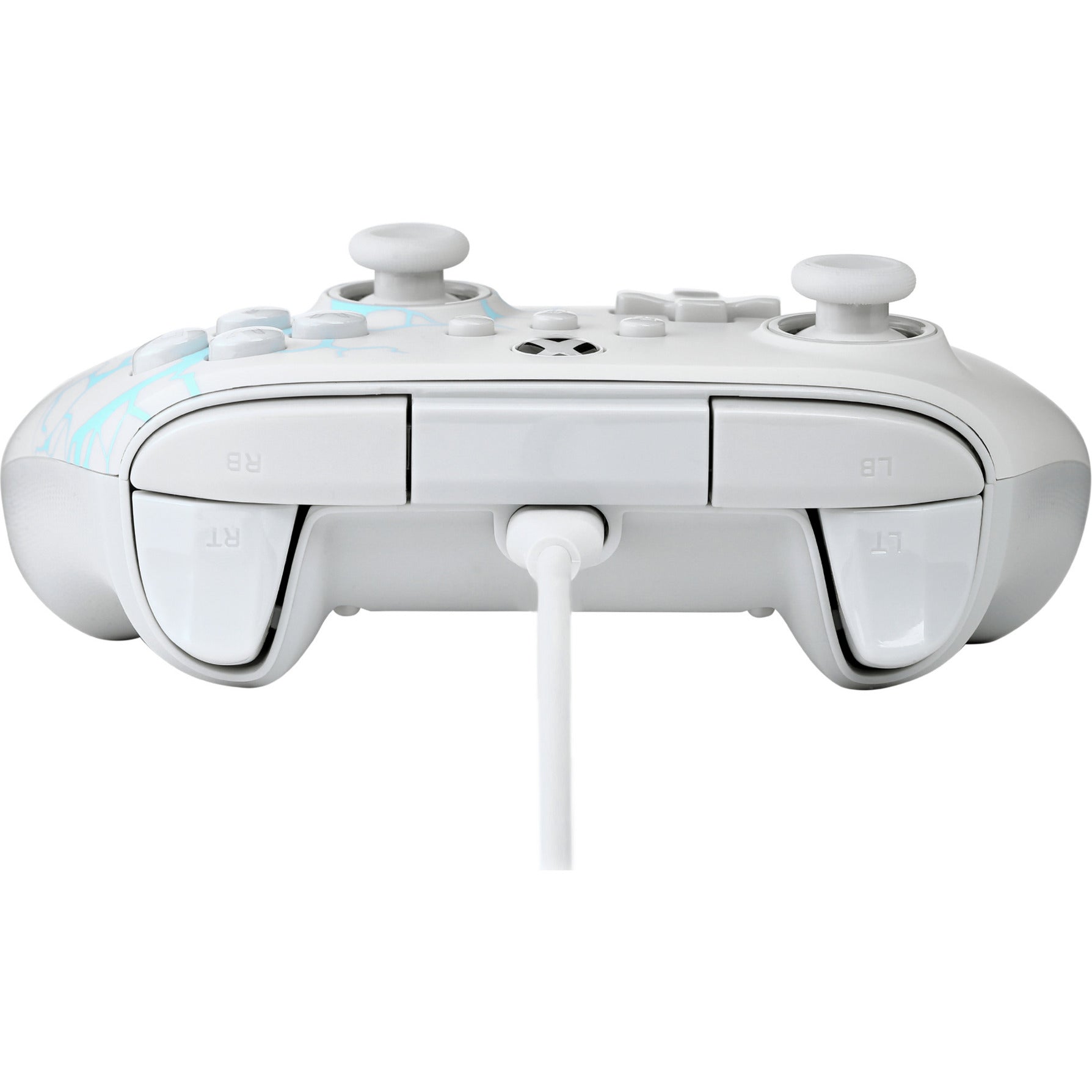 Powera Advantage Controller mit Kabel für die Xbox Series x|s – Polar Ice (weiß blau, Xbox Series x|s, Xbox One, PC)