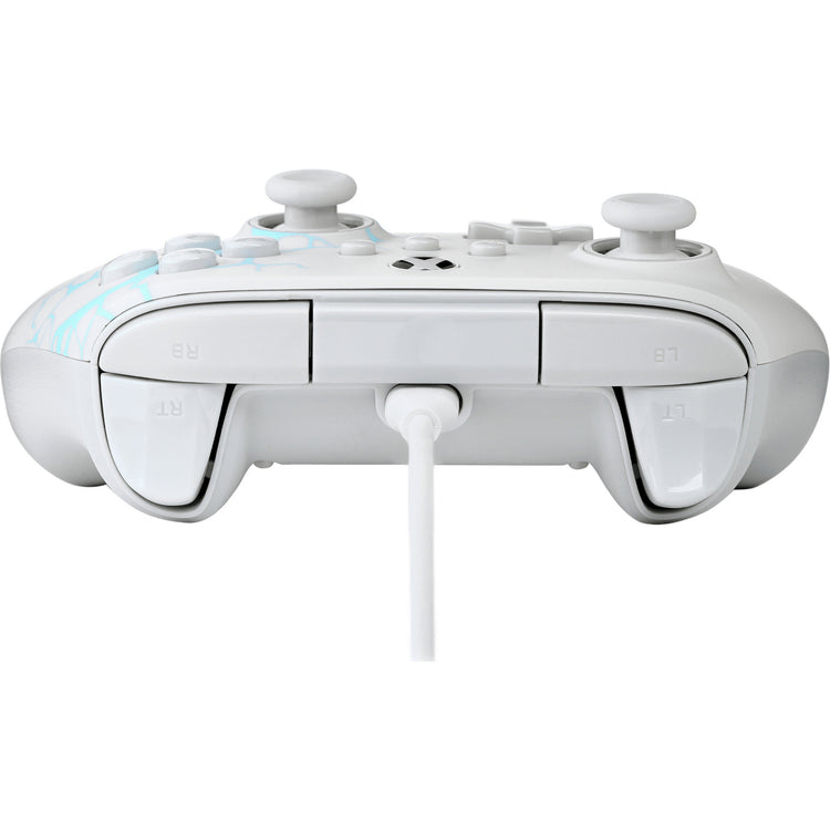 Powera Advantage Controller mit Kabel für die Xbox Series x|s – Polar Ice (weiß blau, Xbox Series x|s, Xbox One, PC)